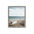 Picture of Beach Boat _GroupedProduct_Rectangle_Portrait_Photography _GroupedProduct_Rectangle_Portrait_Framed_Matted_