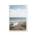 Picture of Beach Boat _GroupedProduct_Rectangle_Portrait_Photography _GroupedProduct_Rectangle_Portrait_Framed_Matted_