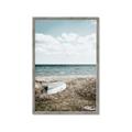 Picture of Beach Boat _GroupedProduct_Rectangle_Portrait_Photography _GroupedProduct_Rectangle_Portrait_Framed_Matted_