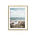 Picture of Beach Boat _GroupedProduct_Rectangle_Portrait_Photography _GroupedProduct_Rectangle_Portrait_Framed_Matted_