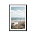 Picture of Beach Boat _GroupedProduct_Rectangle_Portrait_Photography _GroupedProduct_Rectangle_Portrait_Framed_Matted_