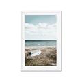 Picture of Beach Boat _GroupedProduct_Rectangle_Portrait_Photography _GroupedProduct_Rectangle_Portrait_Framed_Matted_