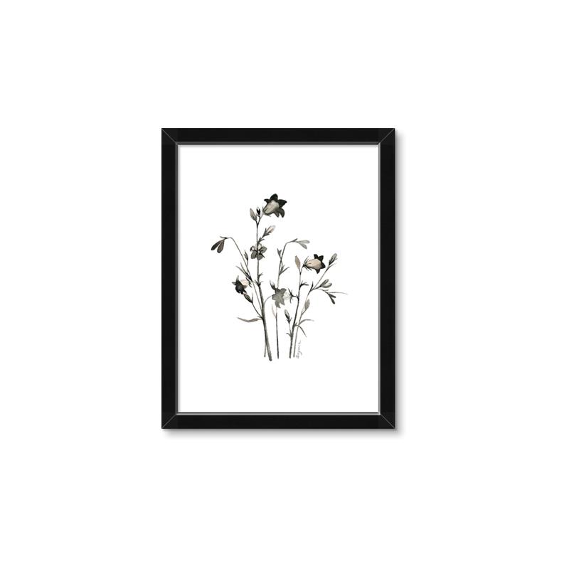 Picture of Black Botanical II  _GroupedProduct_Rectangle_Portrait_Framed_Matted_