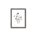 Picture of Black Botanical II  _GroupedProduct_Rectangle_Portrait_Framed_Matted_