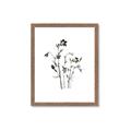 Picture of Black Botanical II  _GroupedProduct_Rectangle_Portrait_Framed_Matted_