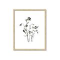 Picture of Black Botanical II  _GroupedProduct_Rectangle_Portrait_Framed_Matted_