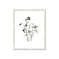 Picture of Black Botanical II  _GroupedProduct_Rectangle_Portrait_Framed_Matted_