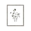 Picture of Black Botanical II  _GroupedProduct_Rectangle_Portrait_Framed_Matted_