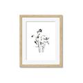 Picture of Black Botanical II  _GroupedProduct_Rectangle_Portrait_Framed_Matted_
