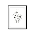 Picture of Black Botanical II  _GroupedProduct_Rectangle_Portrait_Framed_Matted_