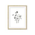 Picture of Black Botanical II  _GroupedProduct_Rectangle_Portrait_Framed_Matted_