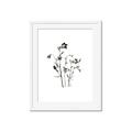 Picture of Black Botanical II  _GroupedProduct_Rectangle_Portrait_Framed_Matted_