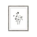 Picture of Black Botanical II  _GroupedProduct_Rectangle_Portrait_Framed_Matted_