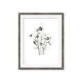 Picture of Black Botanical II  _GroupedProduct_Rectangle_Portrait_Framed_Matted_
