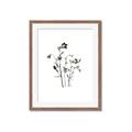 Picture of Black Botanical II  _GroupedProduct_Rectangle_Portrait_Framed_Matted_
