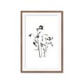 Picture of Black Botanical II  _GroupedProduct_Rectangle_Portrait_Framed_Matted_