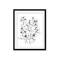 Picture of Whimsy Botanical II  _GroupedProduct_Rectangle_Portrait_Framed_Matted_