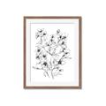 Picture of Whimsy Botanical II  _GroupedProduct_Rectangle_Portrait_Framed_Matted_