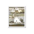 Picture of Layered Farm Landscape I  _GroupedProduct_Rectangle_Portrait_Framed_Matted_