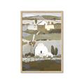 Picture of Layered Farm Landscape I  _GroupedProduct_Rectangle_Portrait_Framed_Matted_