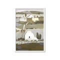 Picture of Layered Farm Landscape I  _GroupedProduct_Rectangle_Portrait_Framed_Matted_