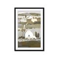 Picture of Layered Farm Landscape I  _GroupedProduct_Rectangle_Portrait_Framed_Matted_