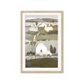 Picture of Layered Farm Landscape I  _GroupedProduct_Rectangle_Portrait_Framed_Matted_
