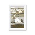 Picture of Layered Farm Landscape I  _GroupedProduct_Rectangle_Portrait_Framed_Matted_