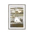 Picture of Layered Farm Landscape I  _GroupedProduct_Rectangle_Portrait_Framed_Matted_