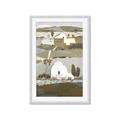 Picture of Layered Farm Landscape I  _GroupedProduct_Rectangle_Portrait_Framed_Matted_