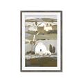 Picture of Layered Farm Landscape I  _GroupedProduct_Rectangle_Portrait_Framed_Matted_