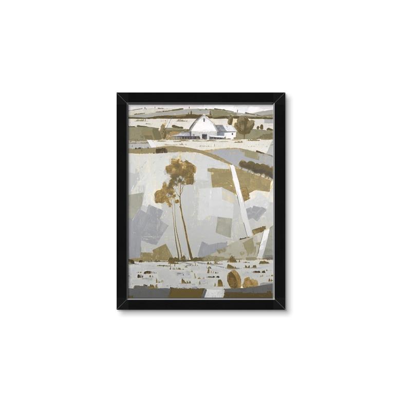 Picture of Layered Farm Landscape II  _GroupedProduct_Rectangle_Portrait_Framed_Matted_