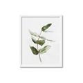 Picture of Green Leaves I  _GroupedProduct_Rectangle_Portrait_Framed_Matted_