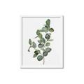 Picture of Green Leaves II  _GroupedProduct_Rectangle_Portrait_Framed_Matted_