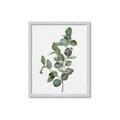 Picture of Green Leaves II  _GroupedProduct_Rectangle_Portrait_Framed_Matted_