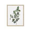 Picture of Green Leaves II  _GroupedProduct_Rectangle_Portrait_Framed_Matted_
