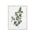 Picture of Green Leaves II  _GroupedProduct_Rectangle_Portrait_Framed_Matted_