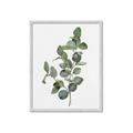 Picture of Green Leaves II  _GroupedProduct_Rectangle_Portrait_Framed_Matted_