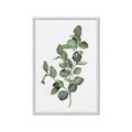 Picture of Green Leaves II  _GroupedProduct_Rectangle_Portrait_Framed_Matted_