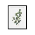 Picture of Green Leaves II  _GroupedProduct_Rectangle_Portrait_Framed_Matted_