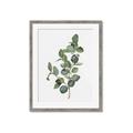 Picture of Green Leaves II  _GroupedProduct_Rectangle_Portrait_Framed_Matted_