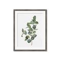 Picture of Green Leaves II  _GroupedProduct_Rectangle_Portrait_Framed_Matted_
