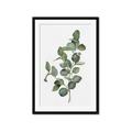Picture of Green Leaves II  _GroupedProduct_Rectangle_Portrait_Framed_Matted_