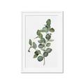 Picture of Green Leaves II  _GroupedProduct_Rectangle_Portrait_Framed_Matted_