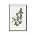 Picture of Green Leaves II  _GroupedProduct_Rectangle_Portrait_Framed_Matted_