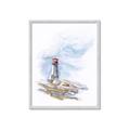 Picture of Lighthouse l _GroupedProduct_Rectangle_Portrait_Framed_Matted_