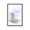 Picture of Lighthouse l _GroupedProduct_Rectangle_Portrait_Framed_Matted_