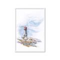Picture of Lighthouse l _GroupedProduct_Rectangle_Portrait_Framed_Matted_