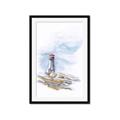 Picture of Lighthouse l _GroupedProduct_Rectangle_Portrait_Framed_Matted_