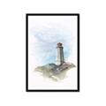 Picture of Lighthouse ll _GroupedProduct_Rectangle_Portrait_Framed_Matted_